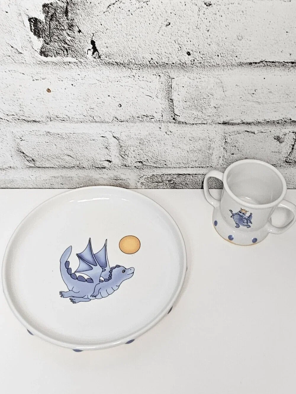 Charming vintage IKEA Smaskig children's dish set from 1999